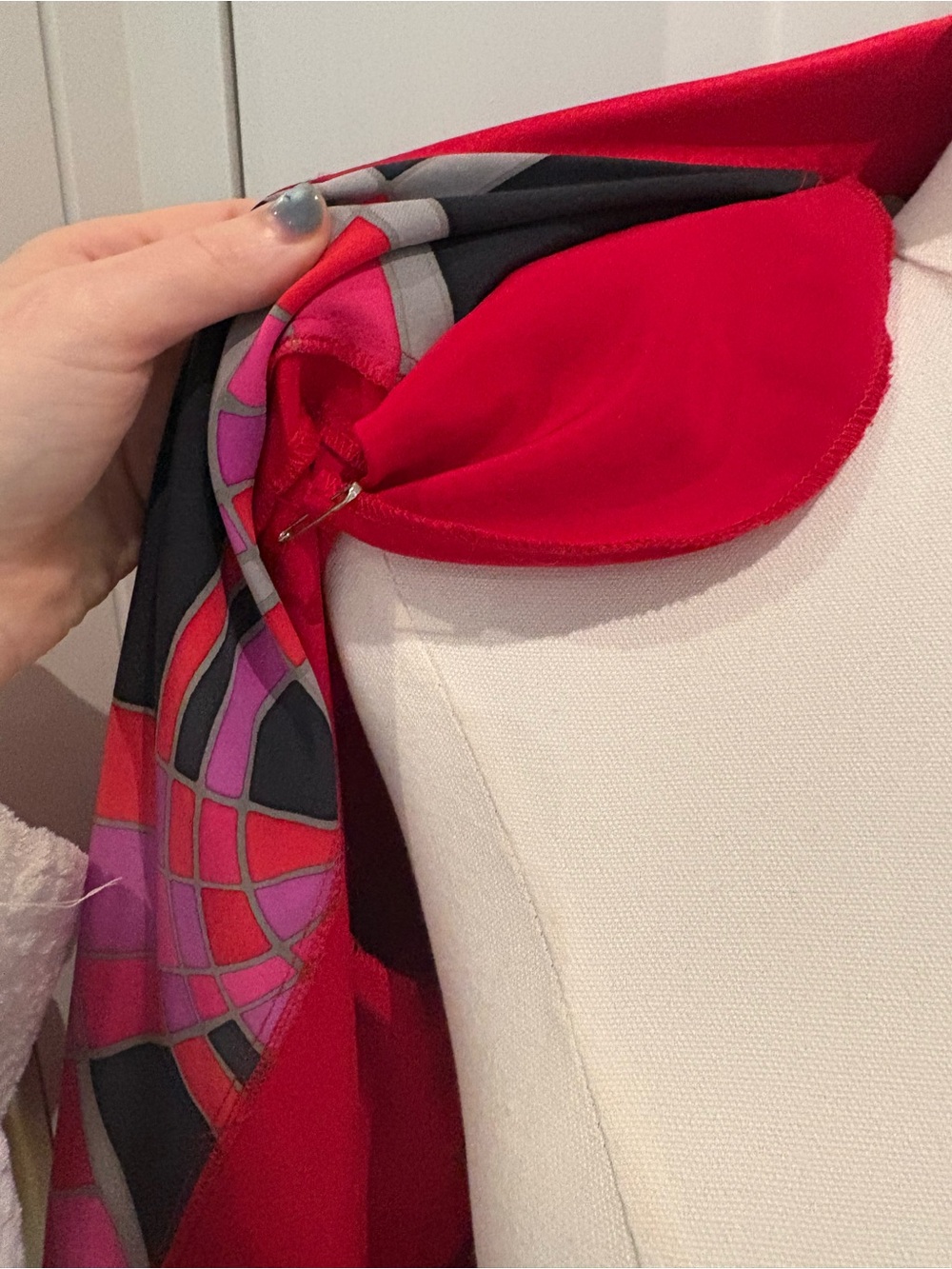 Vintage silk jacket - Picture 5 of 5